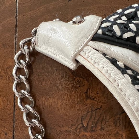 Zac Posen Italy woven leather purse handbag - Picture 7 of 16